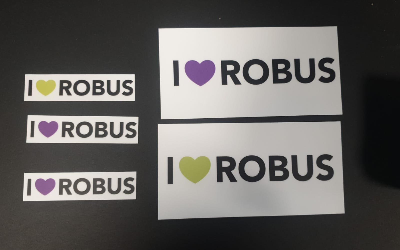 I Love Robus Sticker EU - random mix pack of 5