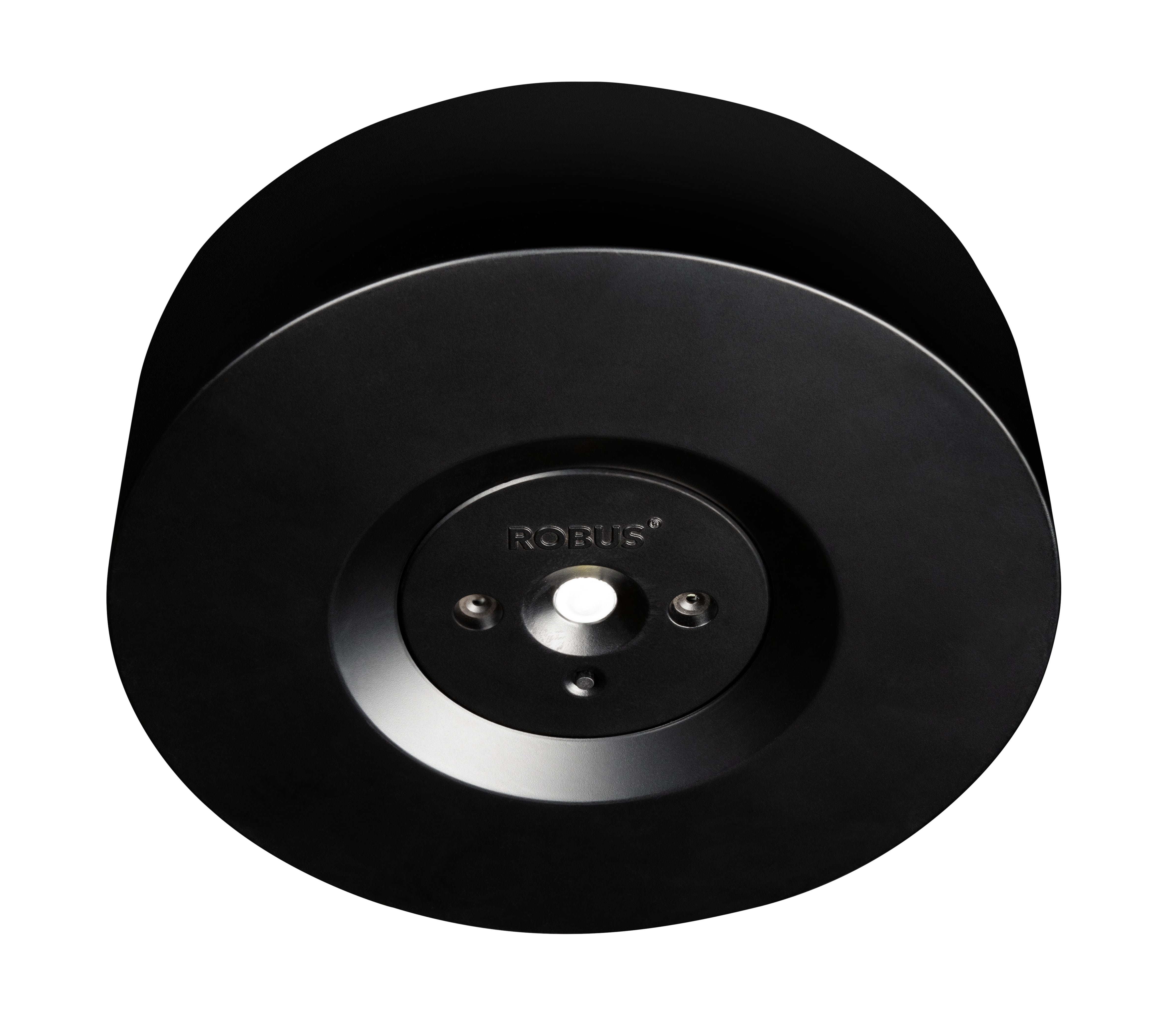 AVIOR 2W Surface Emergency Downlight open and corridor lenses Black