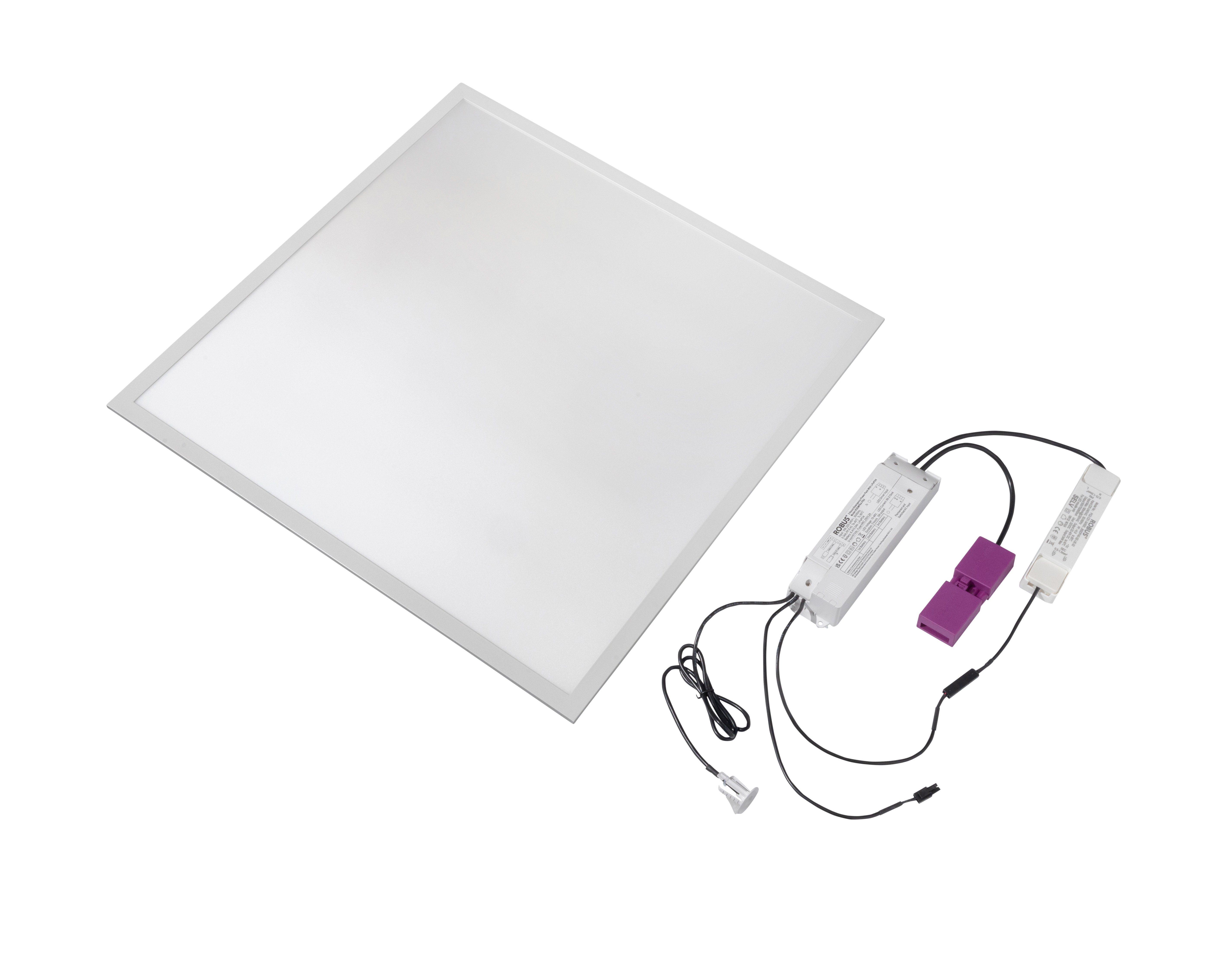 DALLAS 20W 28W 32W Multiwattage UGR Backlit panel c/w Emergency pack  600x600mm, White, 4000K